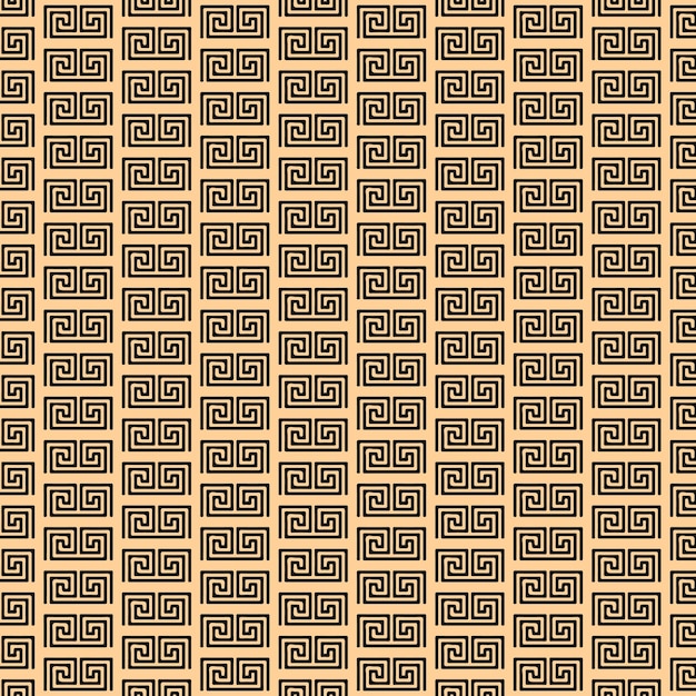 Modern greek versace abstract geometric pattern background Free Vector