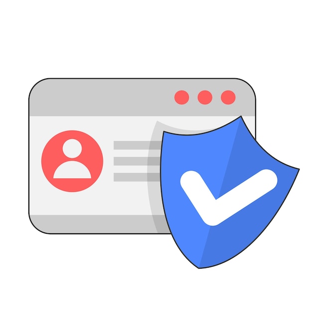 Modern insurance icon