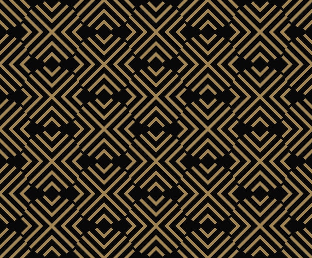 Modern Luxury stylish geometric textures with lines seamless patterns