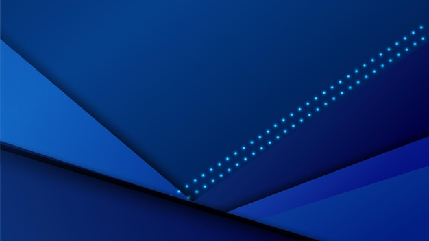 Modern Memphis Geometric blue Colorful abstract Design Background