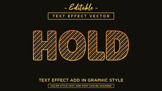 Modern pattern style text effect with beautiful colors