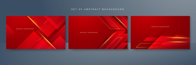 Modern red abstract futuristic technology background Abstract lines pattern technology on red gradients background Vector abstract graphic design banner pattern presentation background web template