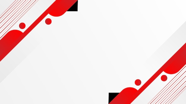 Modern red and black colors gradient abstract business background vector design on white