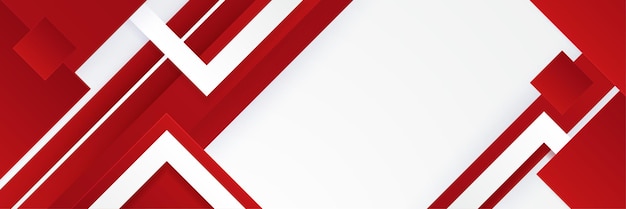 Modern red white abstract banner background Vector illustration design for presentation banner cover web flyer card poster wallpaper texture slide magazine