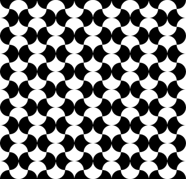 Modern repeating seamless pattern of repeat round shapes. Geometric arabic background.