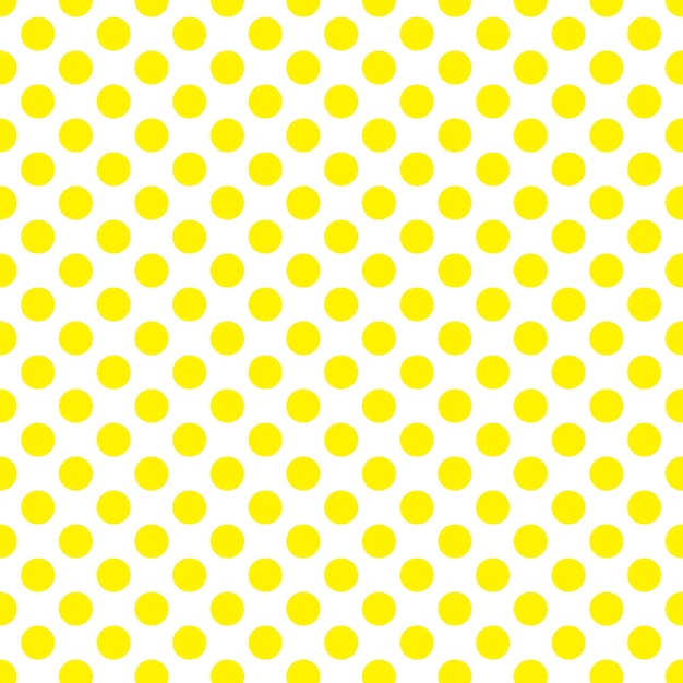 modern simple abstract yellow color polka dot creative geometric vector pattern