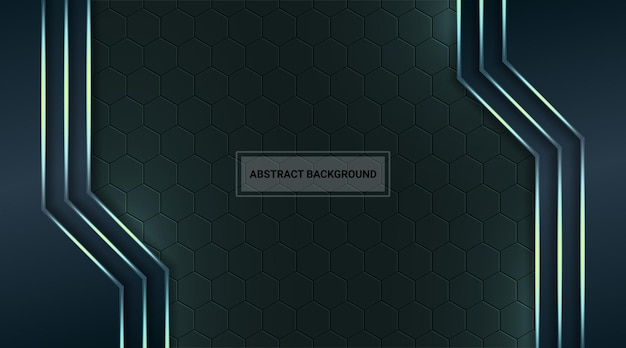 modern style abstract background in hexagonal pattern