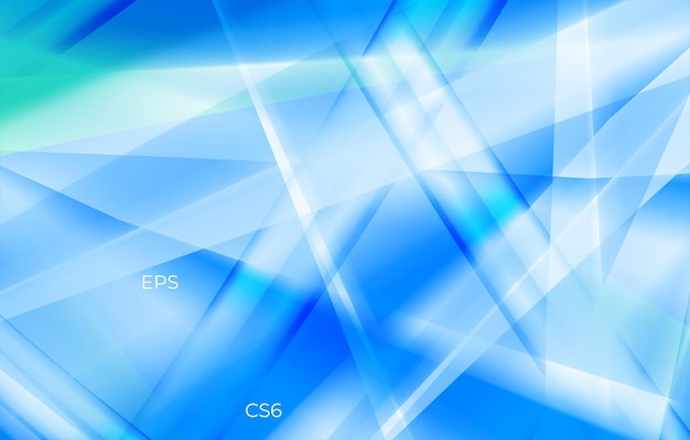 Modern style realistic creative custom shape blue color abstract style background design vector template