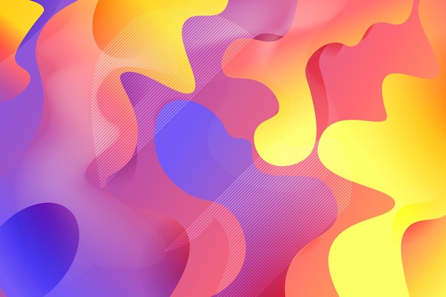 Modern stylish color creative abstract wavy overly gradient colorful vector background design