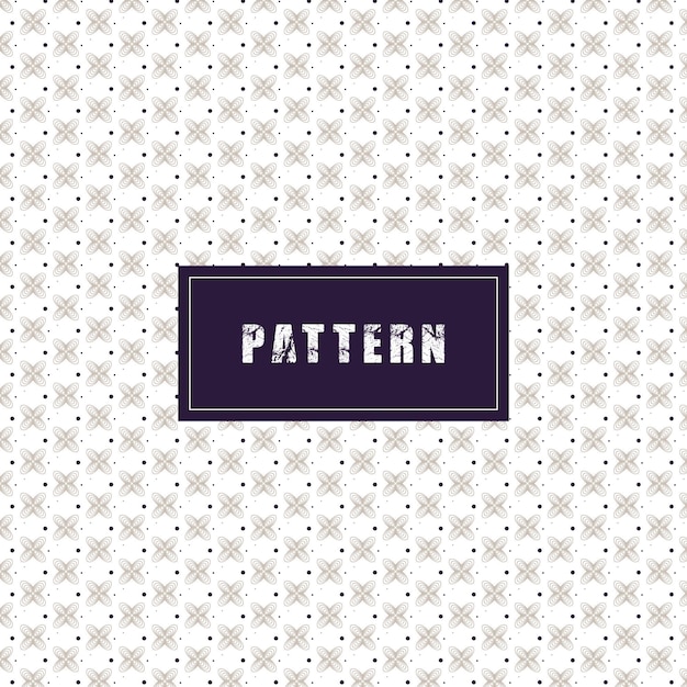 Modern stylish minimal editable pattern design with white background