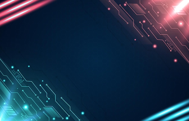 Modern Technology Circuit Background