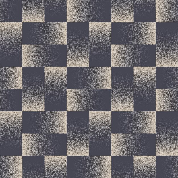 Modern Tile Stipple Seamless Pattern Vector Geometric Simple Abstract Background