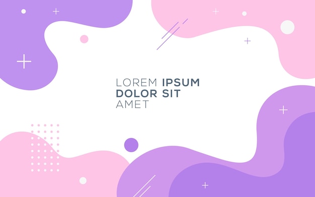 modern vector graphic of abstract fluid background design template