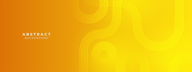 Modern yellow geometric shapes 3d abstract technology background Vector abstract graphic design banner pattern presentation background web template