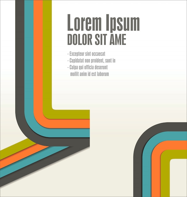 Moderni design-mallipohja