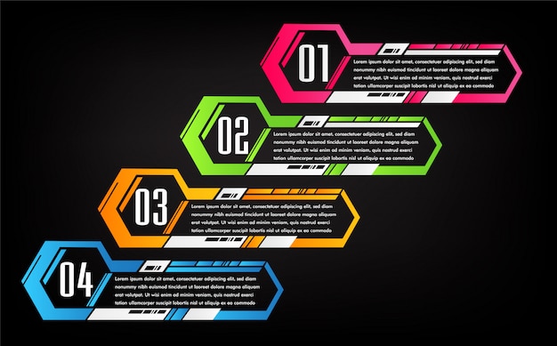 moderni paperinen tekstilaatikkomalli, banneri Infografiikka