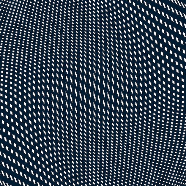 moire pattern, op art background. hypnotic backdrop with geometric black lines. abstract vector tiling.