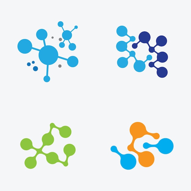 Molecule Logo Icon Vector Template