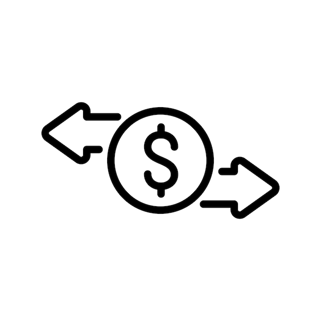 Money transaction icon