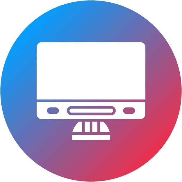 monitor icon vector image can be used for user interface