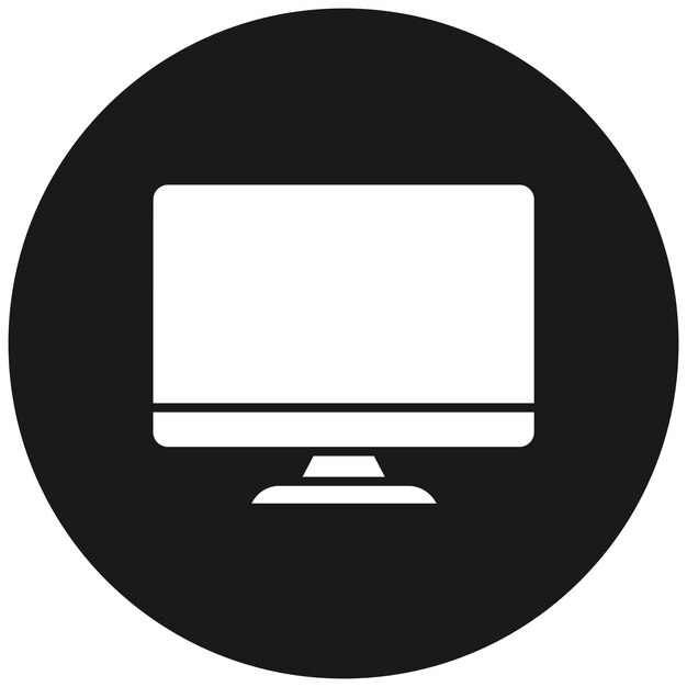 Monitor vector icon Can be used for Computer and Hardware iconset