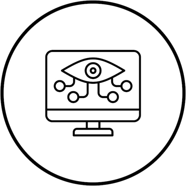 Monitoring icon vector image Can be used for Fintech
