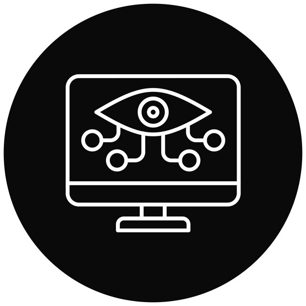 Monitoring icon vector image Can be used for Fintech