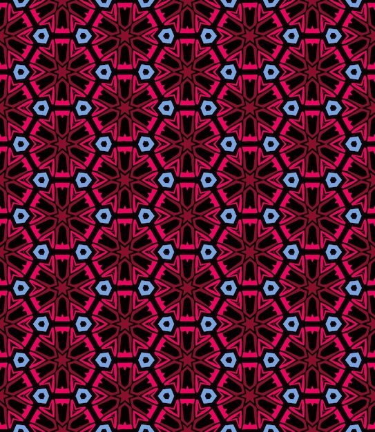 Monivärinen saumaton abstrakti kuviollinen tausta ja pohja monivärinen värikäs koristeellinen design värilliset mosaiikkikoristeet vektorigrafiikka EPS10