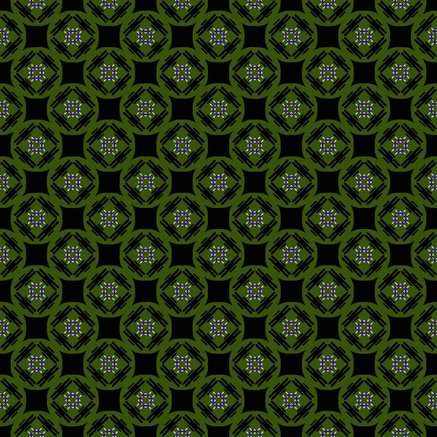 Monivärinen saumaton abstrakti kuviollinen tausta ja pohja Monivärinen värikäs koristeellinen design Värilliset mosaiikkikoristeet Vektorigrafiikka kuvitus