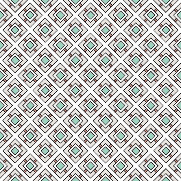Monivärinen saumaton abstrakti kuviollinen tausta ja pohja Monivärinen värikäs koristeellinen design Värilliset mosaiikkikoristeet Vektorigrafiikka kuvitus