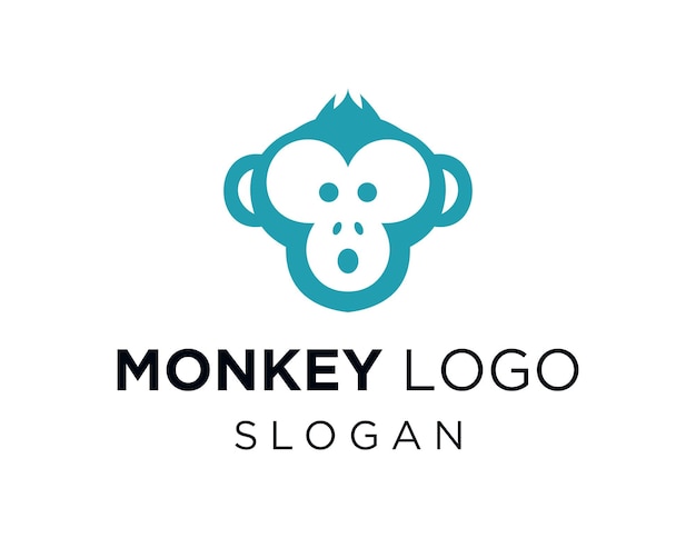Monkey logo on a white background
