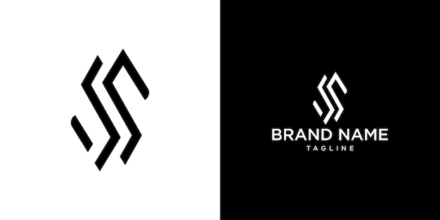 monogram SS letter vector logo