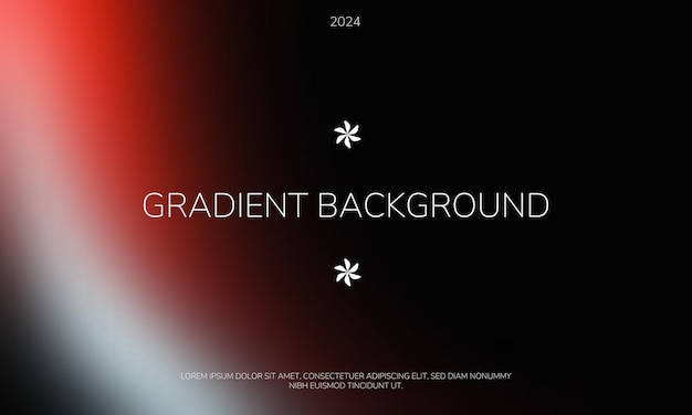Moody Background Gradient Red Black Colors Modern Design