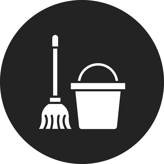 Mop Bucket icon vector image Can be used for Home Improvements