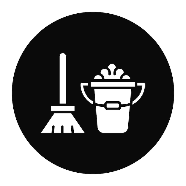 Mop Bucket vector icon Can be used for Home Improvements iconset