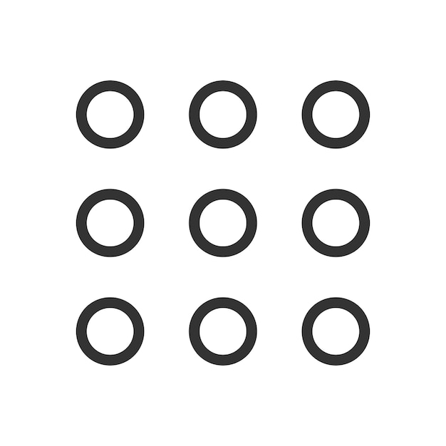 more icon outline web icon set vector illustration