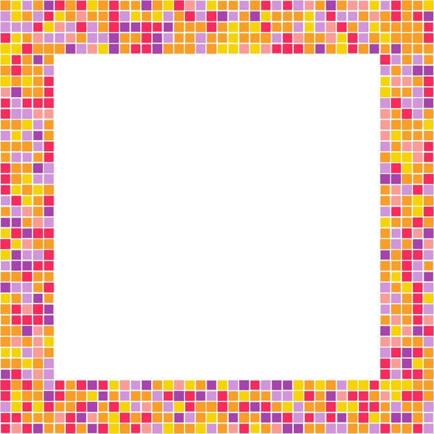 mosaic frame element design pattern