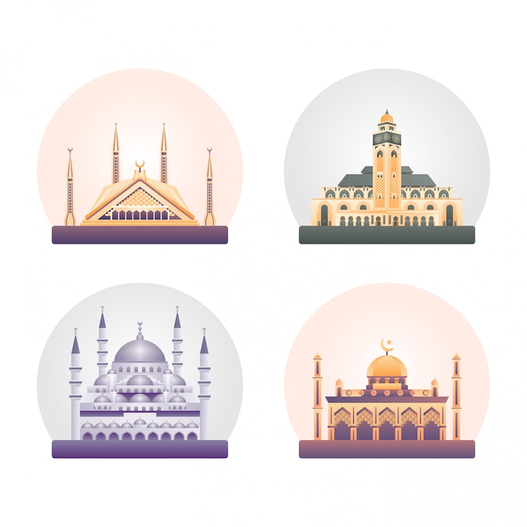 Vektori mosque illustration