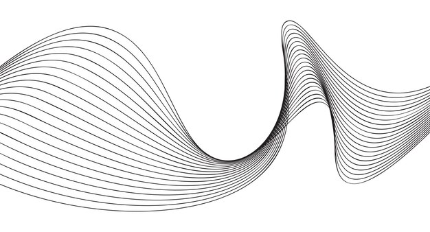 Motion sound wave abstract vector background