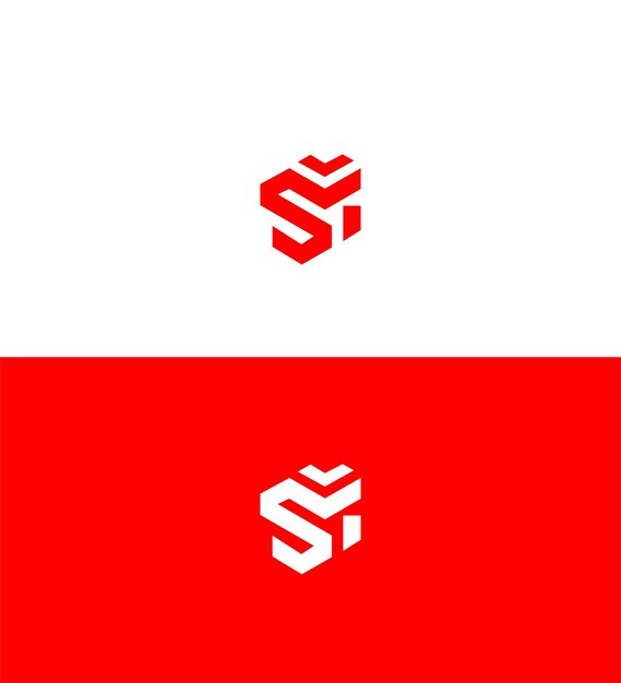 MS SM Letter Logo Identity Sign Symbol Template