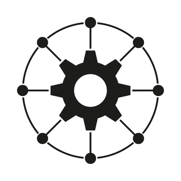 multi channel icon architecture sign communication symbol vector illustration eps 10 stock image