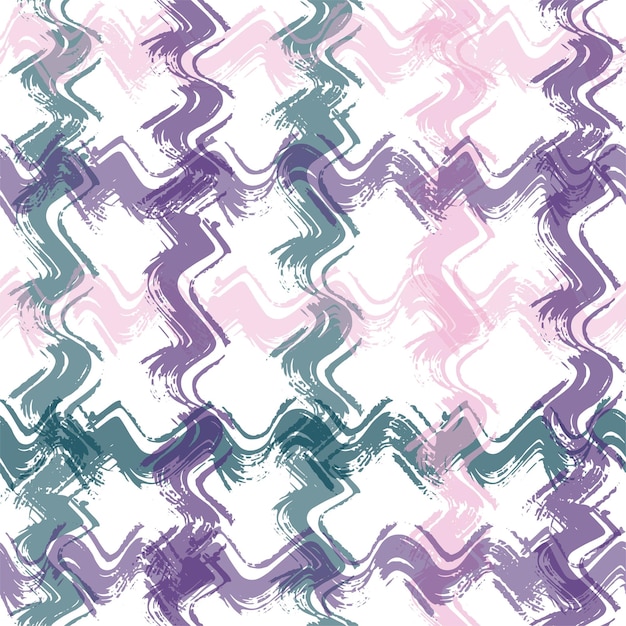 Multi color overlapping wavy shapes form a creative pattern