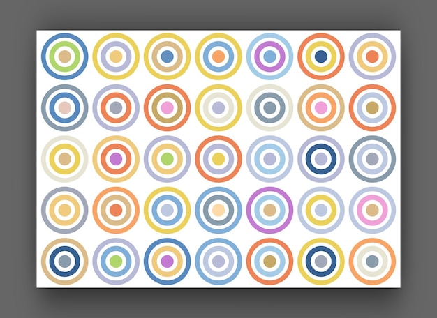 multicolored circles layout for background cover screensaver website and creative idea the idea of interior design corporate style and decorative creativity