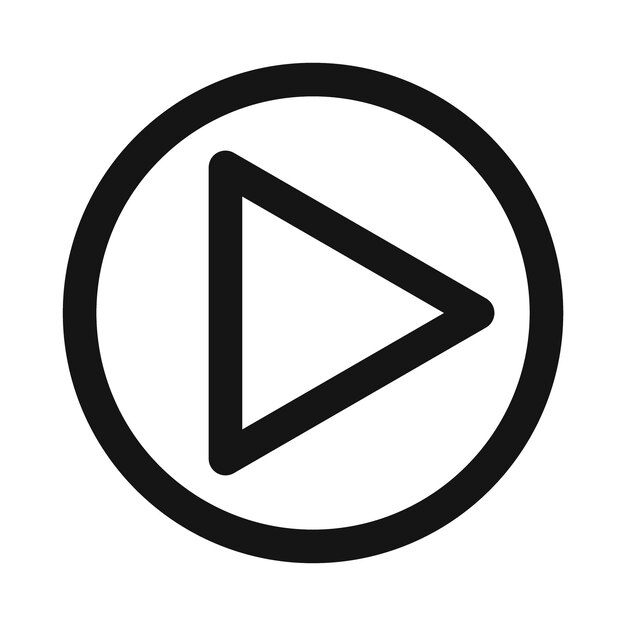 Multimedia Play Icon Perfect for Video and Audio Playback
