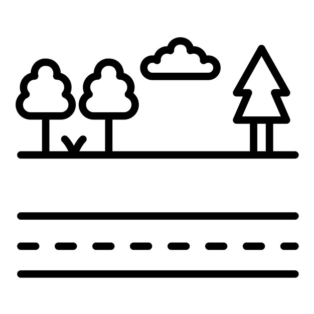 Multiple POIs Vector Illustration Style