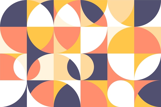Mural wallpaper geometric shapes
