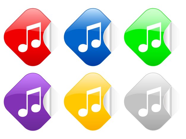 music square stickers
