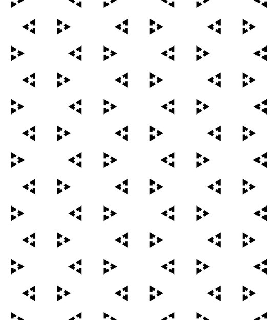 Mustavalkoinen saumaton abstrakti kuviotausta ja -pohja. Harmaasävyinen koristeellinen design.