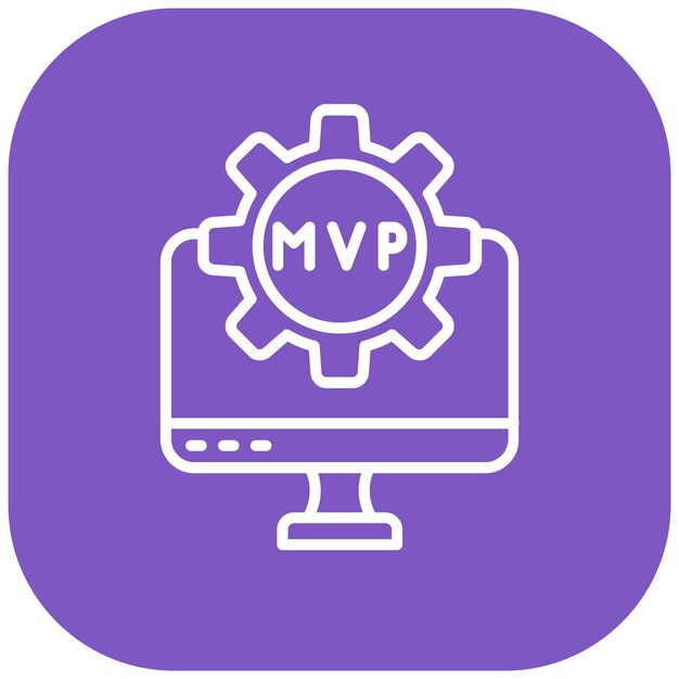 MVP Vector Illustration Style