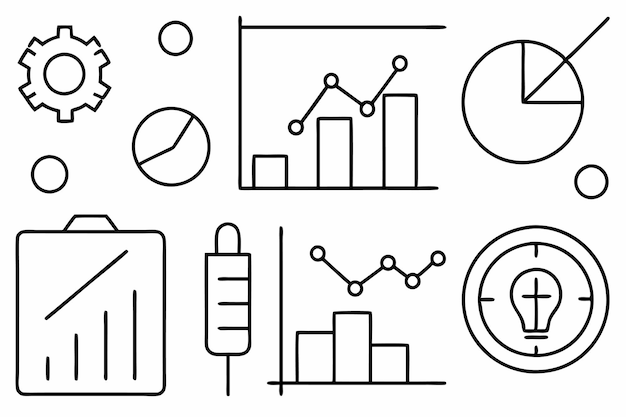 Myynnin analysointityökalut, kauniit viivapiirroskuvitukset, tekniikkavinkkejä